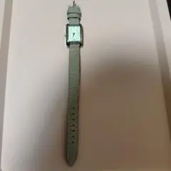 グレー レザー 腕時計