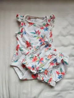 Baby GAP 花柄 ロンパース ブルマ セット 12-18m 6-12m