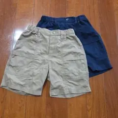 UNIQLO ハーフパンツ 130cm 2色セット