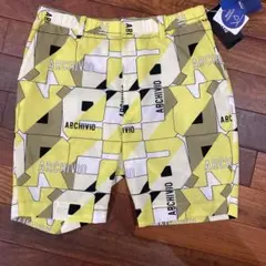新品 ARCHIVIO 幾何学模様パンツ 46のサムネイル