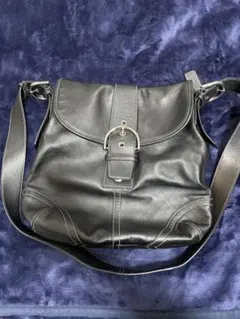 COACH ソーホー スモールダッフル ショルダーバッグ ブラック　斜め掛け