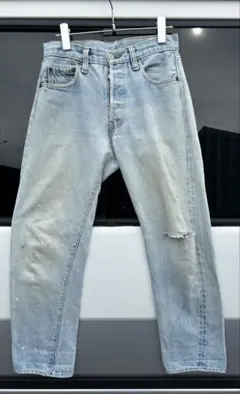 Levi's 501 66後期 縦落ち ヒゲ 赤タブ® W29 Levi's 501 66後期 縦落ち ヒゲ 赤タブ® W29 - メルカリ