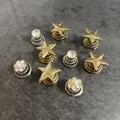 星型とパールのヘアピン9個セット