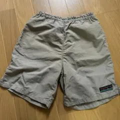 BREEZE ハーフパンツ ロゴタグ付き ベージュ 130 薄手