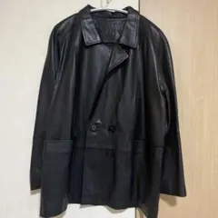希少 90s Agnes b. homme レザーシャツジャケット - メルカリ