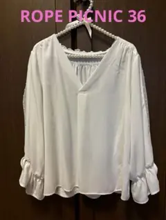 ROPE PICNIC  ドット♡シアーブラウス