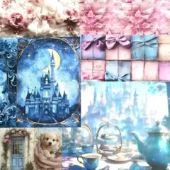 デザインペーパー♢A4全部違うデザイン５０枚♢おすそ分け