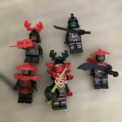 2点目から200円引きになります忍者 LEGO 6体セット
