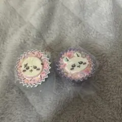 ちいかわ 手作りおやつチャーム 平成女児チョコ 2個セット ラッコ モモンガ