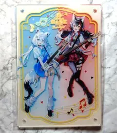 ホロライブ 大神ミオ 白上フブキ 屛風アクリルパネル 台湾 ANIKOKO