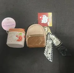 ハローキティ ミニミニバニティポーチ ミニリュック スカーフ付き チャーム