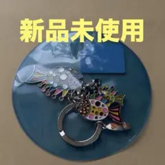 【新品未使用】草間彌生 魚 キーリング