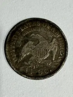 1877年- PI MMメキシコ 8レアル 自由の帽子大型銀貨 荘印あり - メルカリ