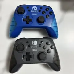 任天堂スイッチ　コントローラー　ワイヤレスホリパッド　2台