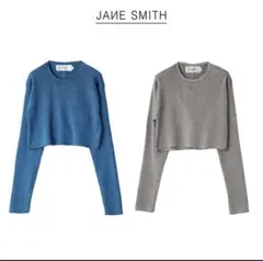 JANE SMITH16G LAME KNIT RIB PULLOVERのサムネイル