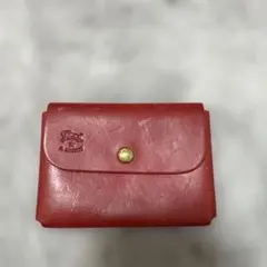 IL BISONTE 赤 レザー 名刺入れ
