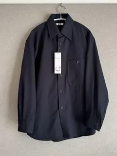 【新品未使用】UNIQLO U ツイルワークオーバーサイズシャツ　XS