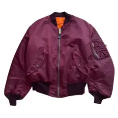 極美品 90s ビンテージ ALPHA MA-1 USA製 size M 短丈