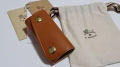 ア*ー様 IL BISONTE オレンジ キーケース
