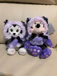 ディズニーストア ミニー フィガロ ぬいぐるみキーチェーンセット