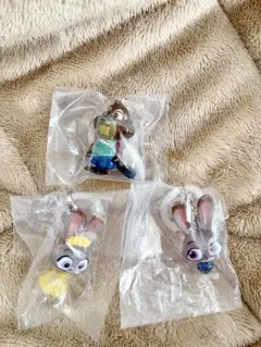 ズートピア2 めじるしアクセサリー 3個セット ジュディポップスA・B＆ニブルス