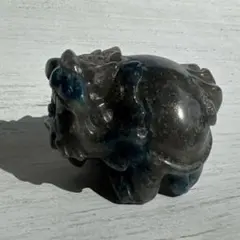 天然石スモーキークォーツ 龍亀 ロングイ 置物 縁起物 金運 新入荷