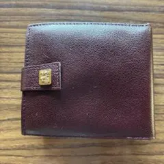 LA BAGAGERIE 二つ折り財布 バーガンディのサムネイル
