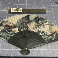 ゴジラ 扇子 和風デザイン