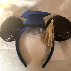 ミッキーカチューシャ　卒業帽　角帽