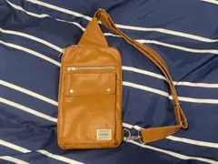 ★PORTER フリースタイル スリング　ショルダーバッグ キャメル★