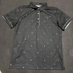 プーマ　PUMA ポロシャツ　スポーツウェア　Mサイズ　黒色