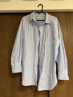 ストライプ長袖シャツ Mサイズ