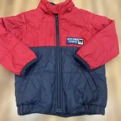 DOUBLE.B 中綿コート 赤・紺　100cm