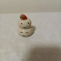 ポーリッシュポタリー　鏡餅　置物