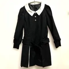 Barbie 襟付きブラックワンピース M