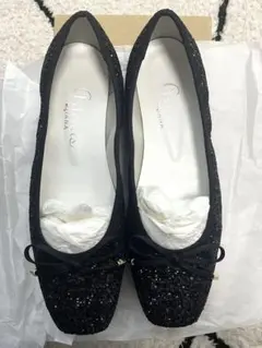 アルテミスbyダイアナ超軽量スクエアトゥバレエシューズ　23.5cm