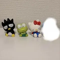 サンリオ　肩ズンFig キティ　けろっぴ　ばつ丸　タキシードサム 4点セット