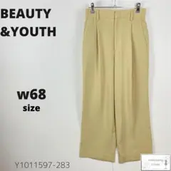 美品 BEAUTY&YOUTH ビューティーアンドユース スラックス パンツ M