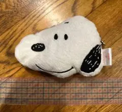 スヌーピー コインケース 犬の顔型