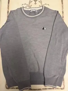 Black & White スポーツ ニット L グレー