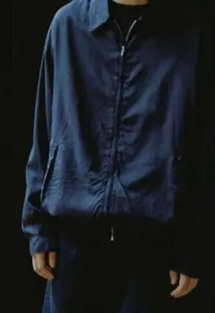 COMOLI シルク スイングトップ NAVY Size3 コモリ