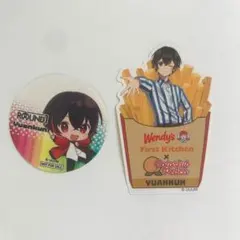 ゆあんくん　カラフルピーチ　からぴち　シール　ラウンドワン　ウェンディーズ
