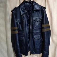 こたつのこたつむり　バイオハザード6 レオン　革ジャン　Mサイズ こたつのこたつむり バイオハザード6 レオン 革ジャン Mサイズ