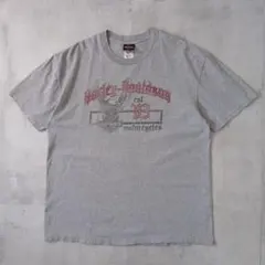 レ*ン様 USA古着　ハーレーダビッドソン　Tシャツ　両面プリント　フレイム　イ