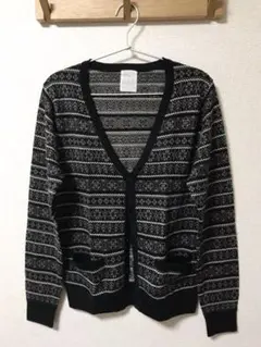 CIAOPANIC TYPY メンズ ノルディック柄ニットカーディガン