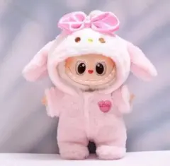 ラブブふわふわピンクうさぎ着ぐるみ