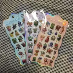 イタリアンブレインロッド　ボンボンドロップシール　3枚セット