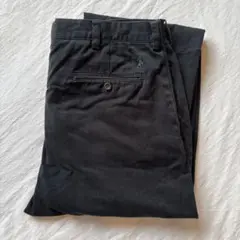 90s Ralph Lauren PRESTON ポロチノ ブラック 35×34
