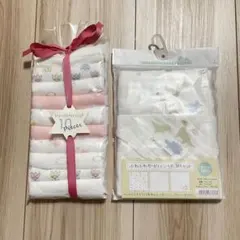 コットン100% ガーゼハンカチ 10枚セットと3枚セット