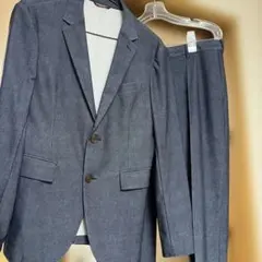 コムサメン　セットアップ　ジャケット　パンツ　ネイビー